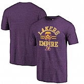 Los Angeles Lakers Fanatics Branded Purple Star Wars Empire Tri Blend T-Shirt,baseball caps,new era cap wholesale,wholesale hats